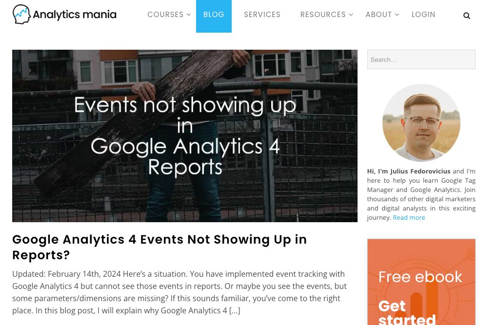 Analytics Mania Blog